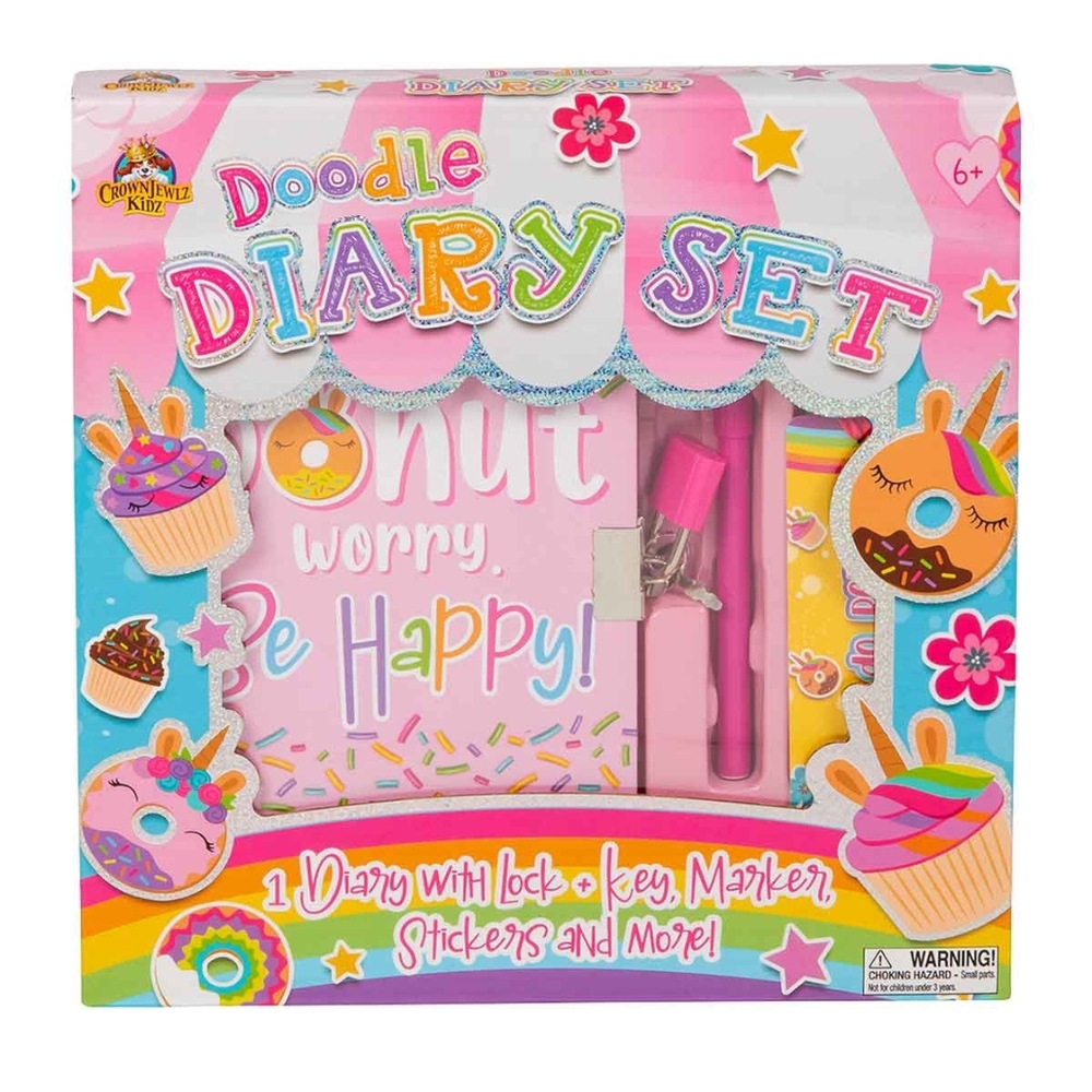 Crown Jewlz Kidz Doodle Sketch Diary Set